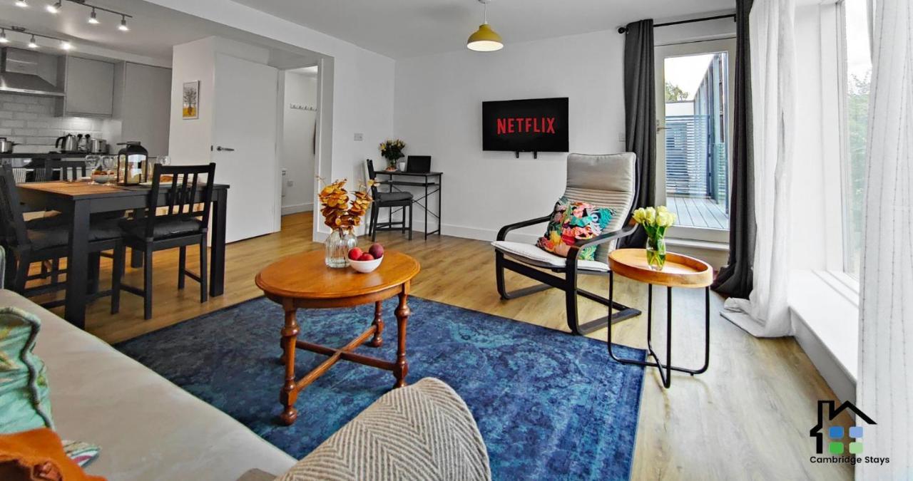 Cambridge Stays Riverside 2Br Flat-Walk To Centre-Parking-Balcony Dış mekan fotoğraf