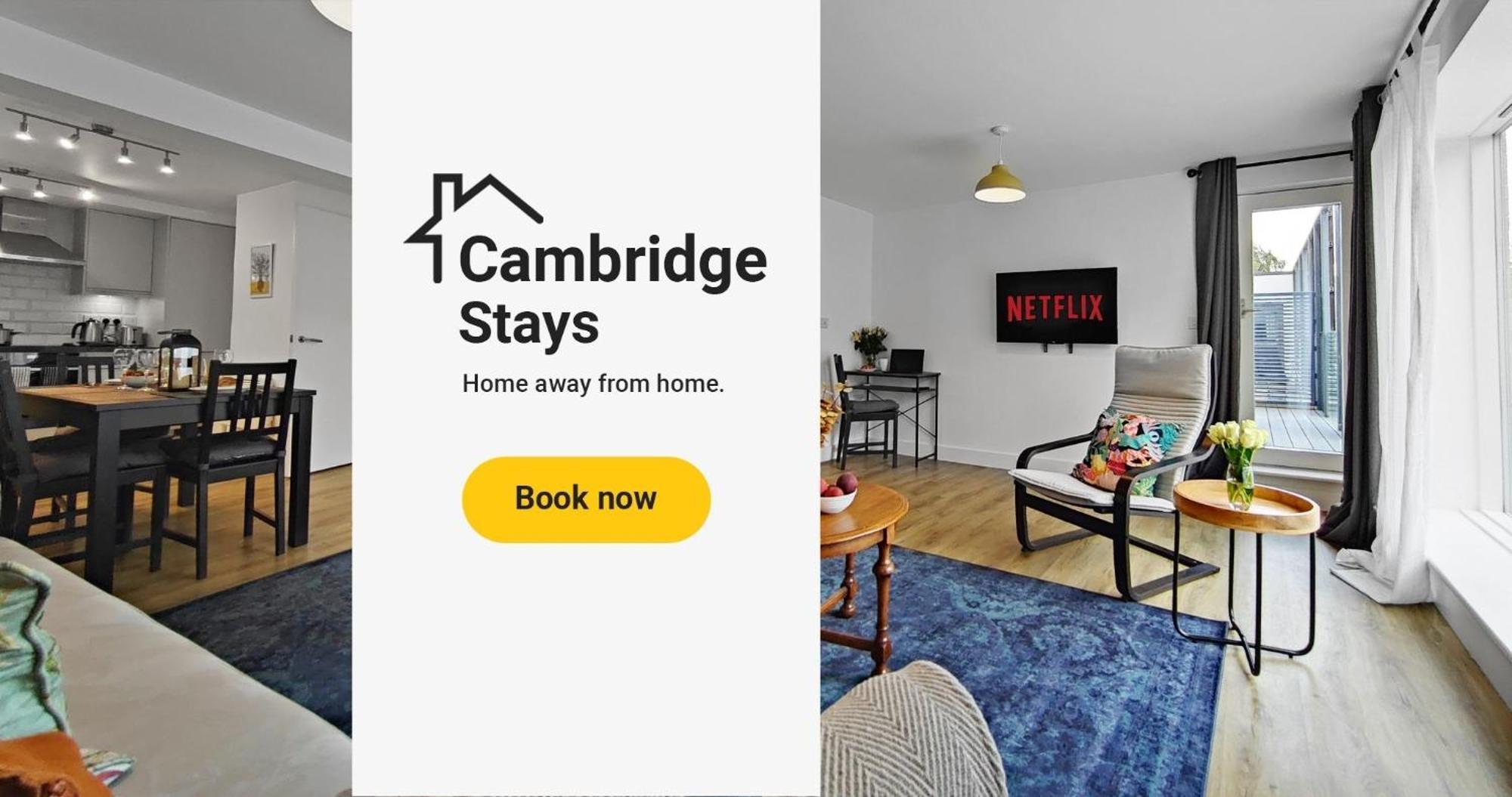 Cambridge Stays Riverside 2Br Flat-Walk To Centre-Parking-Balcony Dış mekan fotoğraf